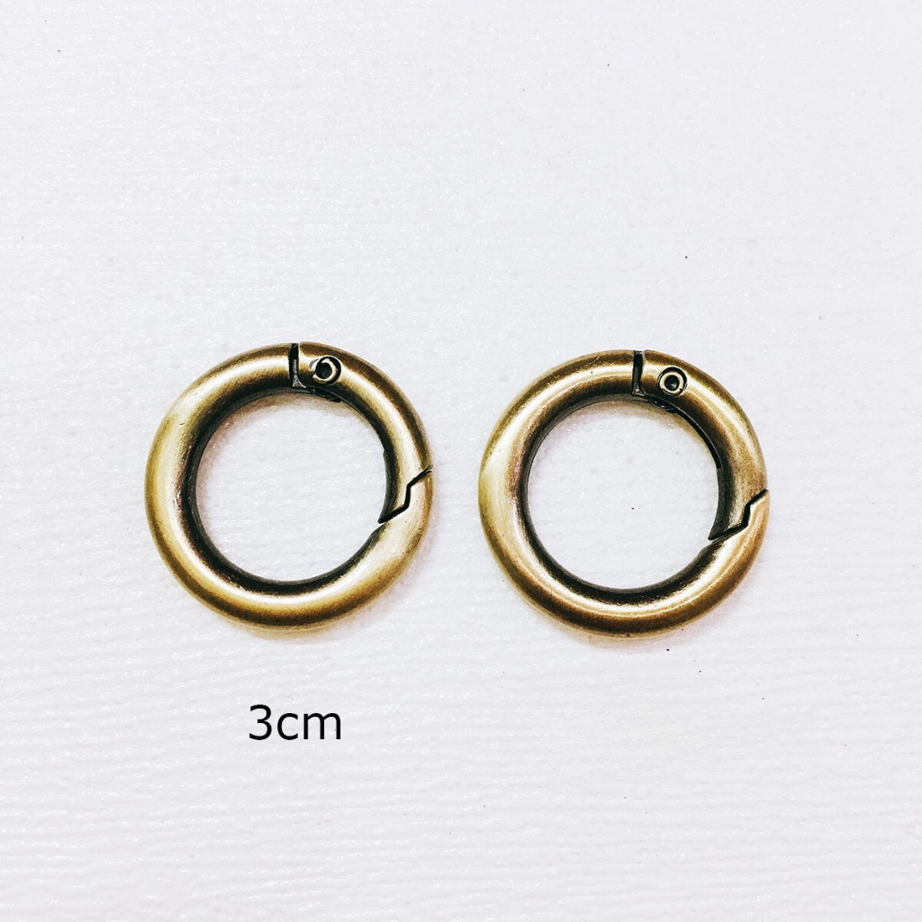 Khoen tròn mở 30mm (1 cái)