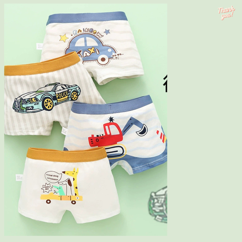 COMBO 4 QUẦN SỊP BOXER COTTON CAO CẤP