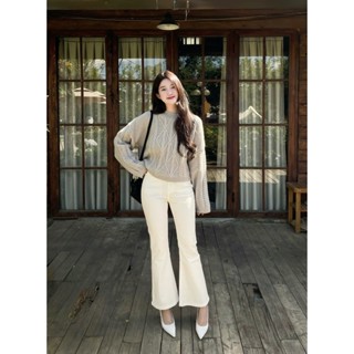 Quần jean loe basic 93cm co giãn URATV