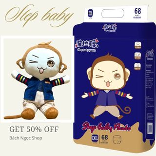  2 BỊCH STEPBABY Giá siêu tốt 💞 Tã Bỉm Dán Quần Step baby 💞 Đủ size 💞 Babycute Bỉm stepbaby bỉm khỉ 