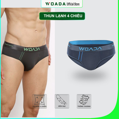 Quần Lót Nam Chất Liệu Thun Lạnh 4 Chiều Lưng Bóng Thương Hiệu WOADA LK131