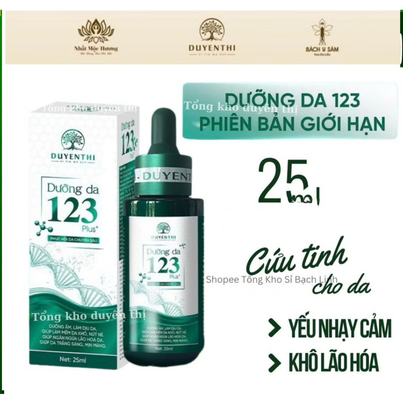 DƯỠNG DA 123 NHÀ DUYÊN THỊ 25ml mẫu mới