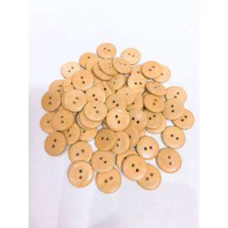Cúc gỗ vintage 2 lỗ (Gói 10 cái)