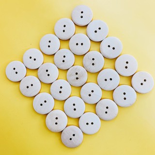 Cúc gỗ vintage 2 lỗ (Gói 10 cái)