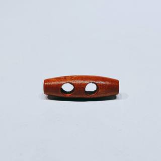 Cúc gỗ dài 2 lỗ 3cm trang trí (gói 10 cái)