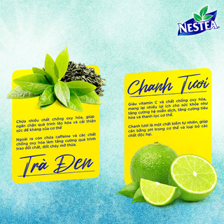 [TẶNG Ly Sứ Dong Hwa] Combo 2 Hộp trà NESTEA - VỊ CHANH (2*15 gói)