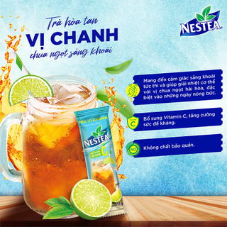 [TẶNG Ly Sứ Dong Hwa] Combo 2 Hộp trà NESTEA - VỊ CHANH (2*15 gói)
