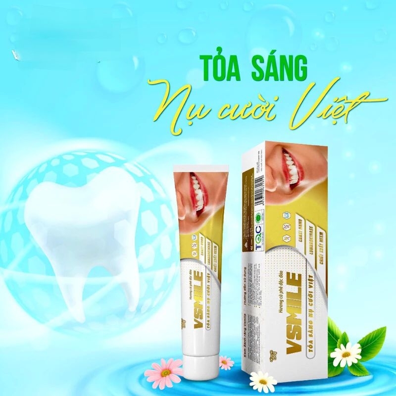 Kem đánh răng cafe Vsmile