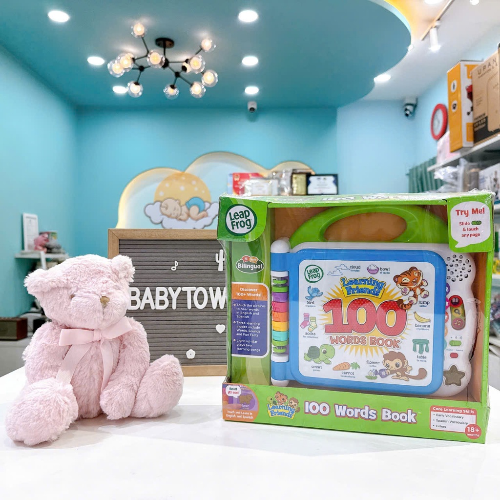 Đồ chơi LeapFrog - Sách cảm ứng Learning Friends 100 words book