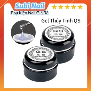 Gel Vẽ Nổi Thủy Tinh QS, Gel Đa Năng Hàng Chính Hãng Đặc Bóng Màu Trong Suốt (Hủ Siêu To)