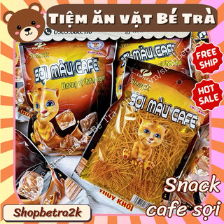 (Combo 10 gói) Snack sợi màu cafe, snack ăn vặt