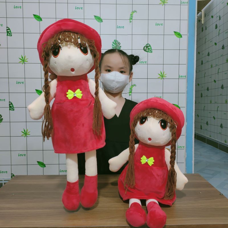 [TẶNG GẤU BÔNG CÀ RỐT] BÚP BÊ CHIBI ĐÁNG YÊU CÔNG CHÚA DỄ THƯƠNG