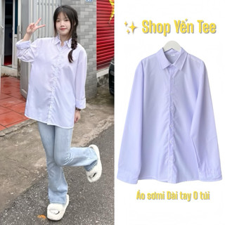 ( Từ 30kg-100kg ) Áo sơ mi trắng dài tay , cộc tay đồng phục nam nữ Yến Tee, đi học, đi họp, lịch sự đơn giản, chất máà