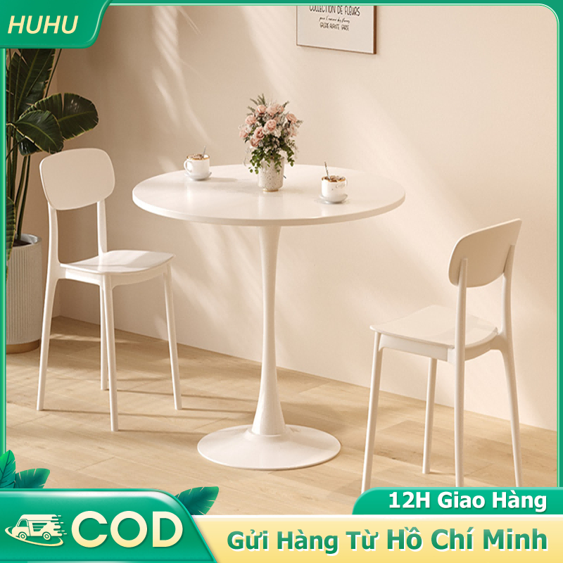 HUHU Bàn Tròn Tulip Decor Sang Trọng Trang Trí Nhà Quán Cafe Theo Phong Cách Tối Giản Hàn Quốc | BigBuy360 - bigbuy360.vn