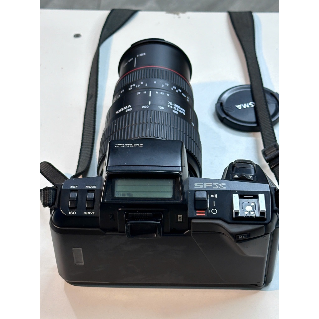 Máy ảnh phim Pentax SFX + lens sigma 70-300mm APO (Ngoài hình mới đẹp - hoạt động tốt) Bảo hành 3 tháng - Ống kính pentax