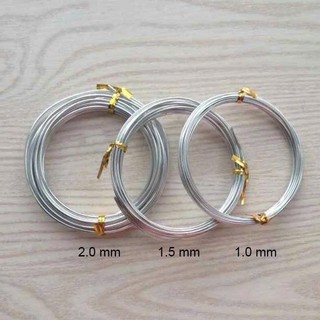 Dây kẽm nhôm cuộn 5m, làm khung xương cho đất sét, dụng cụ điêu khắc đất sét, dụng cụ tạo hình đất sét