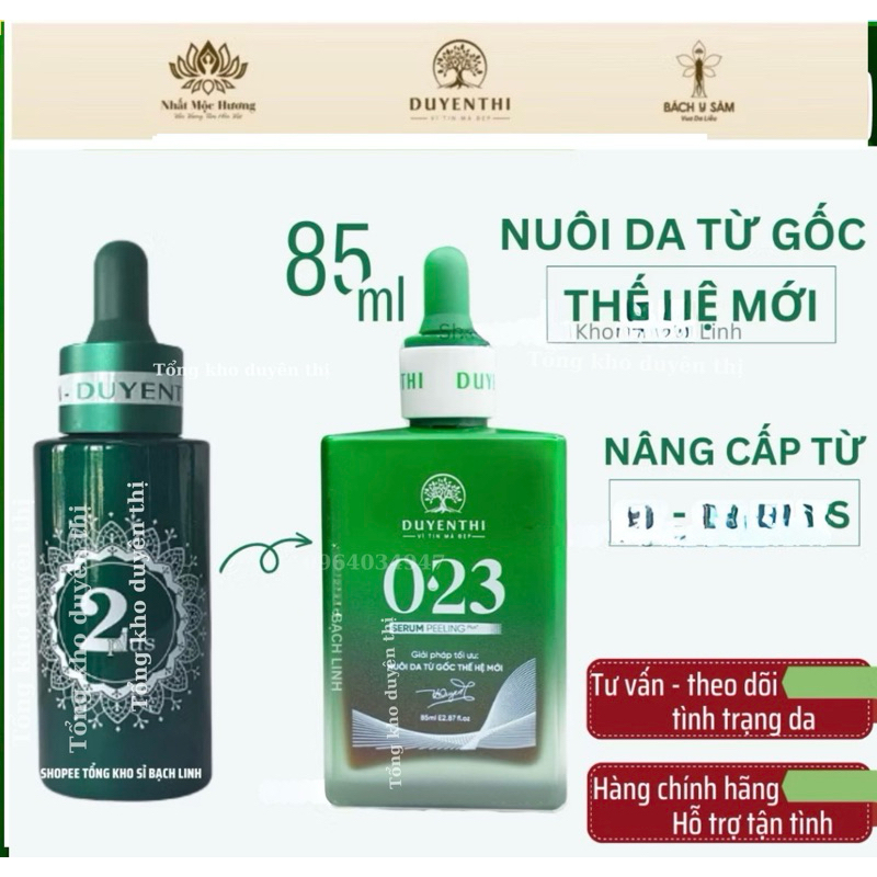 SERUM ĐÁNH BAY MỤN NÁM TÀN NHANG 023plus Bạch Linh Bách Y Sâm  - Bạch Linh 023Plus 85ml