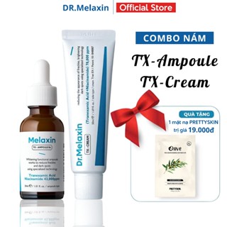 Dr. Melaxin ,Combo Kem nám TX 50ML ,Serum nám TX 30ML Dr Melaxin ,Mờ nám, dưỡng trắng ,giảm thâm sạm