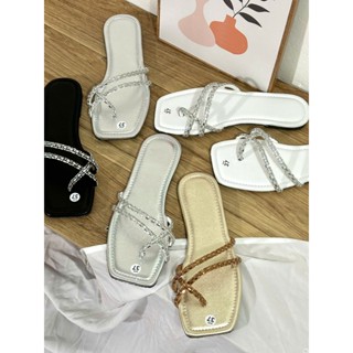 🩴🩴DÉP HÈ 2025- dép kẹp nữ đế bệt QUAI 3 XOÀN CHÉO XỎ NGÓN thời trang