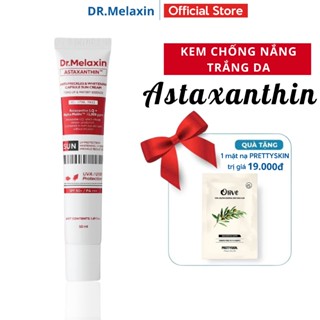 Kem chống nắng Dr Melaxin ,Astaxanthin whitening sun Cream 50ml ,chống nắng, dưỡng trắng da