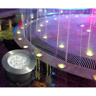 Đèn Led Âm Đất 18W Tròn Tiết Kiệm Điện