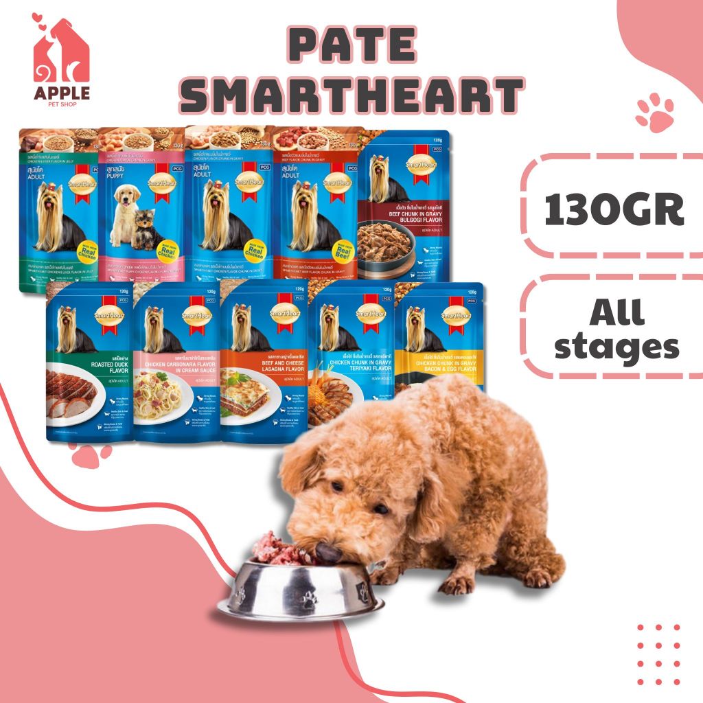 Pate SmartHeart - 130gr - Pate cao cấp cho chó