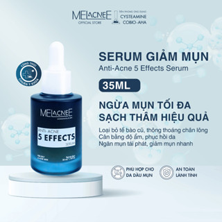 Serum giảm mụn, mờ thâm MELacneE Anti-Acne 5 Effects 35ml - Dành cho da dầu mụn