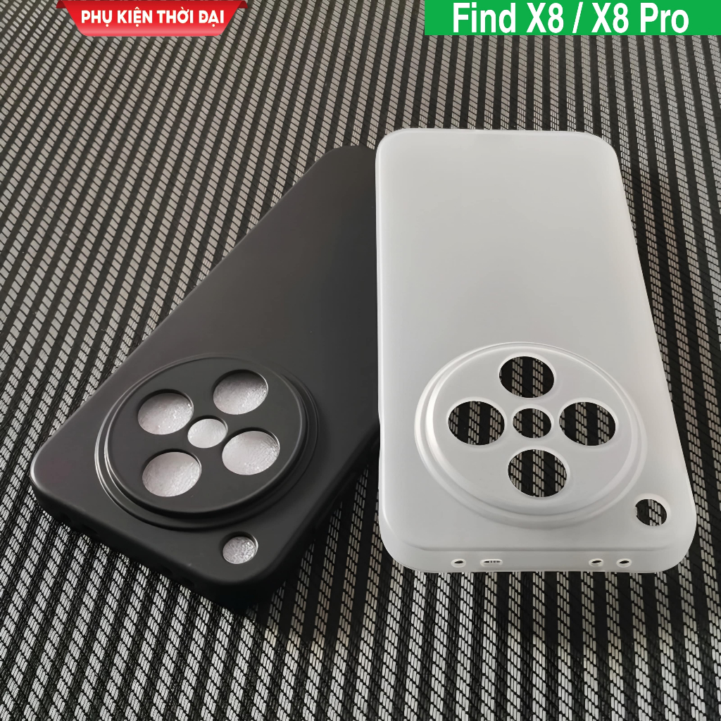 Ốp lưng Oppo Find X8 / X8 Pro / X8 Ultra / X7 Ultra / X8s / X6 Pro dẻo màu siêu mỏng ôm máy