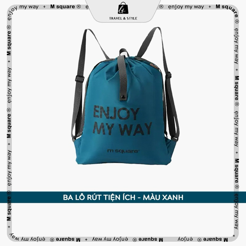 Balo rút gấp gọn Msquare®️Chính hãng giá tốt
