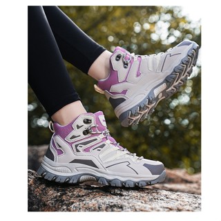  Giày leo núi nữ cổ cao Outdoor giày Trekking chống nước giày Hiking 