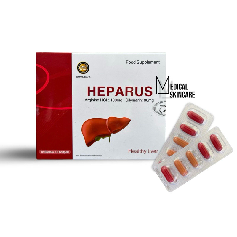 Viên uống Giải Độc Gan HEPARUS - Hộp 60 Viên