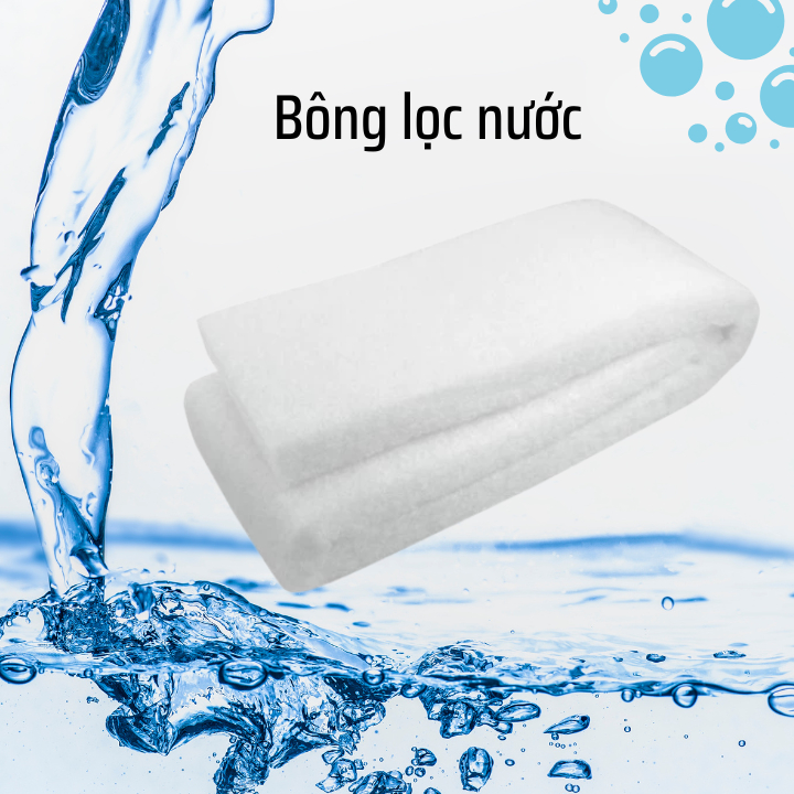Tấm bông trắng lọc nước bể cá