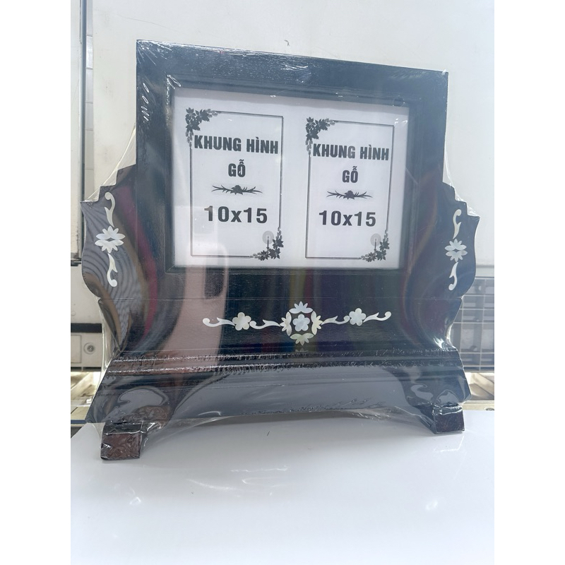 khung hình thờ đôi để 2 hình có kích thước (10x15)