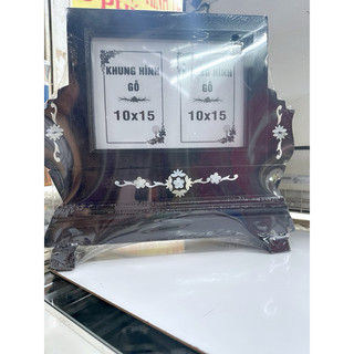 khung hình thờ đôi để 2 hình có kích thước (10x15)