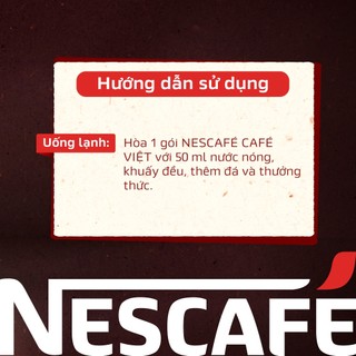 [Tặng Bộ hộp đựng và 2 ly NESCAFE] Cà phê đen hòa tan NESCAFE Café Việt (Túi 35 gói x 16g)
