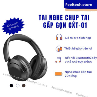  Tai Nghe Bluetooth Chụp Tai Không Dây Chống Ồn Gaming CXT-01 - Đỉnh Cao Trải Nghiệm Âm Thanh 