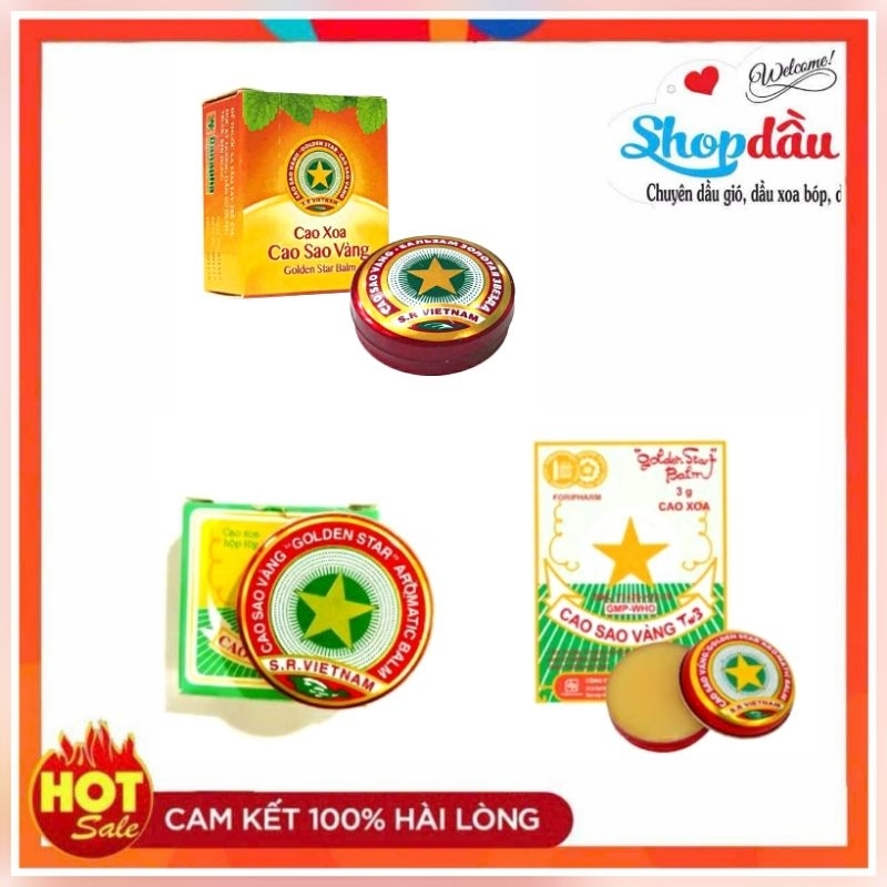 Cao Sao Vàng ( Dầu Cù Là ) Việt Nam Size Lớn 10g