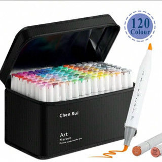 [Đầu Brush] Màu marker Chenrui đầu Brush mềm cao cấp gốc cồn 2 đầu chuyên nghiệp -  Bút màu da chuyên tô Anime