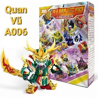  Gundam Quan Vũ SD A006 Unicorn Sangoku Soketsuden - Mô hình nhựa đồ chơi lắp ráp Anime Tam Quốc 