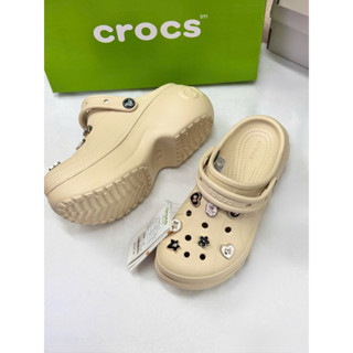  Dép sục cross mega phiên bản đúc liền 7cm siêu nhẹ  tặng charm  