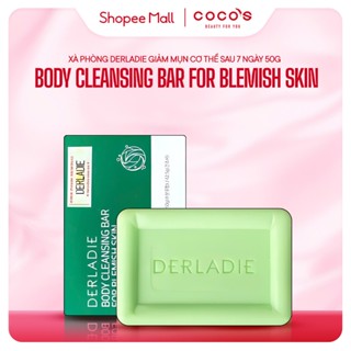 [Tặng túi tạo bọt] Xà Phòng Giảm Mụn Cơ Thể Sau 7 Ngày Derladie Body Cleansing Bar For Blemish Skin 50g