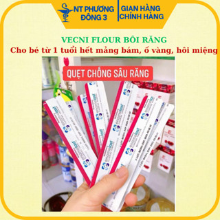 Gel bôi răng Vecni Flour VIỀN ĐỎ. Vecni đỏ Enamelast kem bôi răng ngừa sâu răng, chống sún răng cho bé