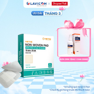 Miếng dán Có Gạc HETIS Non-Woven Pab Hỗ Trợ Hút Dịch nhiều size (lẻ 1 miếng)