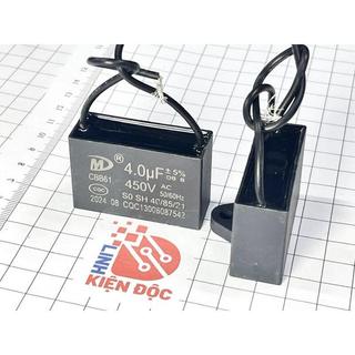 [Combo 2 chiếc] Tụ Quạt 4UF 450V CBB61 Nhập Khẩu