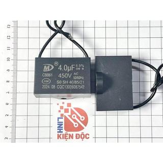 [Combo 2 chiếc] Tụ Quạt 4UF 450V CBB61 Nhập Khẩu