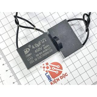 [Combo 2 chiếc] Tụ Quạt 4UF 450V CBB61 Nhập Khẩu