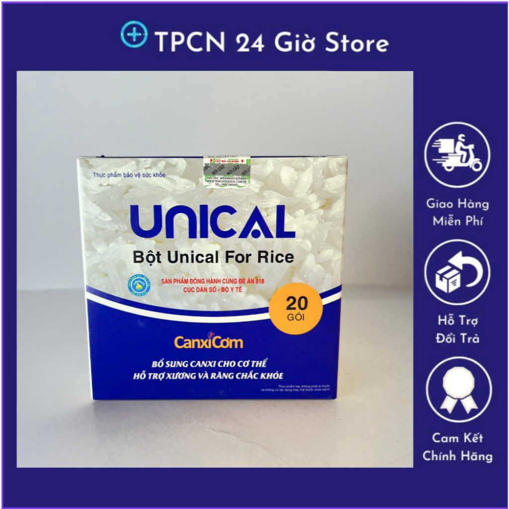Canxi Cơm Unical Bổ sung canxi từ thiên nhiên