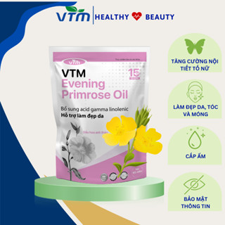 Viên uống tinh dầu hoa anh thảo VTM Evening Primrose Oil, hỗ trợ cân bằng nội tiết tố