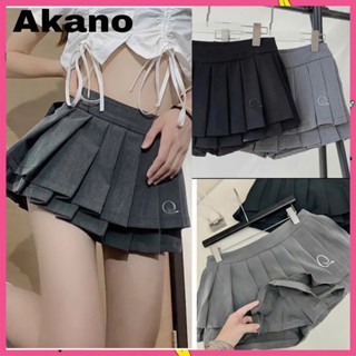  Chân Váy Nữ Dáng Ngắn Tuyết Mưa Chữ Q Chân Váy Tennis Xếp Ly 2 Tầng Chuẩn Mẫu Hotgirl 