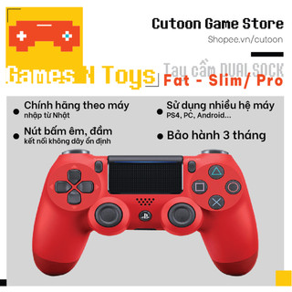 Tay cầm PS4 chính hãng chuyên dùng chơi game máy PS4, PC
